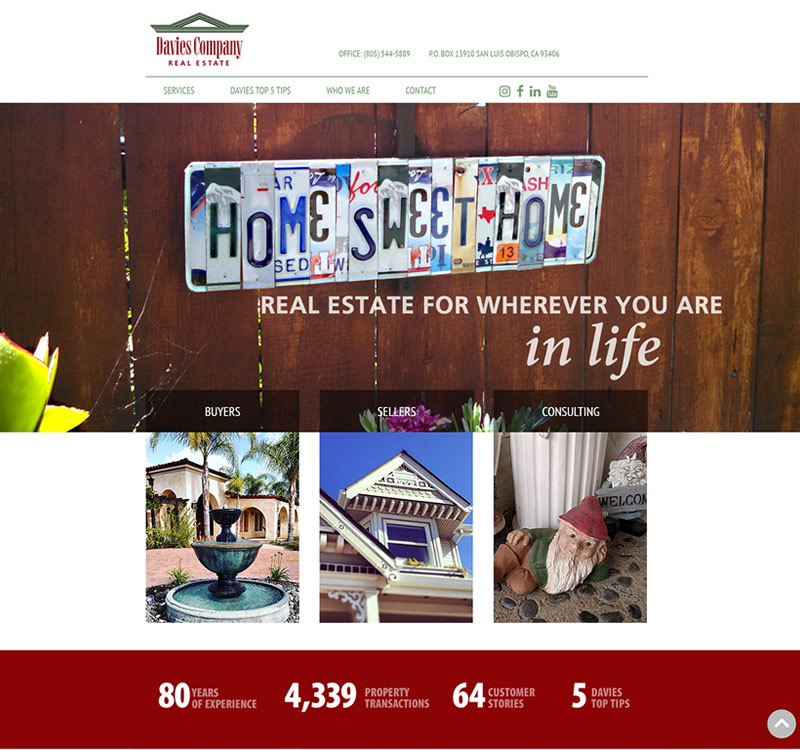 Third-generation family real estate company with an unmatched perspective of the Central Coast, and one of the highest client retention rates in the industry.